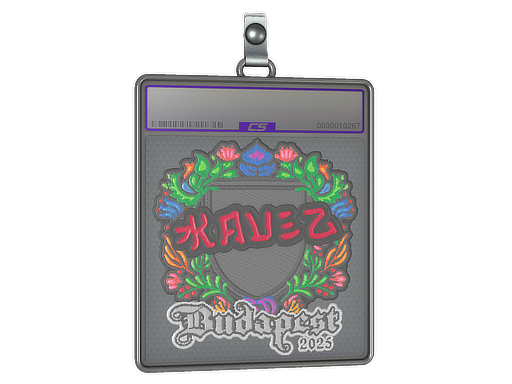 Item Sticker Slab | kauez (Embroidered) | Budapest 2025
