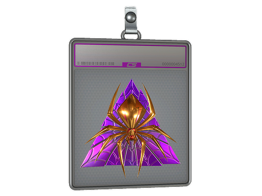 Item Sticker Slab | Gold Web (Foil)