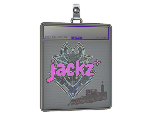 Item Sticker Slab | JACKZ (Holo) | Stockholm 2021