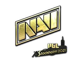 Item Sticker | Natus Vincere (Gold) | Stockholm 2021