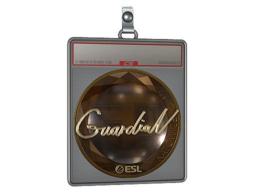 Item Sticker Slab | GuardiaN (Gold) | Katowice 2019