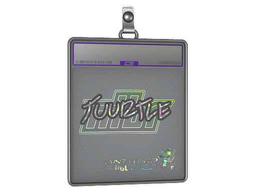 Item Sticker Slab | Tuurtle (Glitter) | Antwerp 2022
