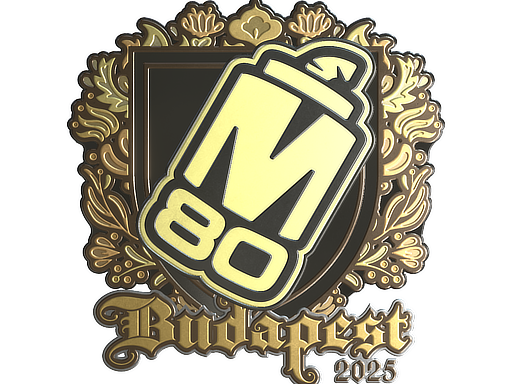 Item Sticker | M80 (Gold) | Budapest 2025