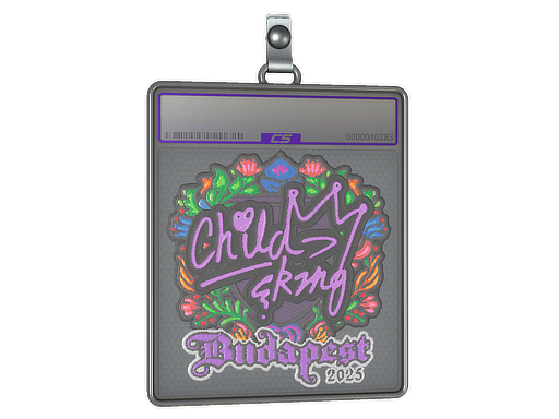 Item Sticker Slab | ChildKing (Embroidered) | Budapest 2025