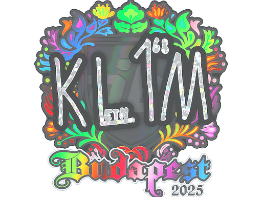 Item Sticker | kl1m (Holo) | Budapest 2025