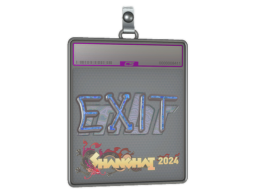Item Sticker Slab | exit (Holo) | Shanghai 2024