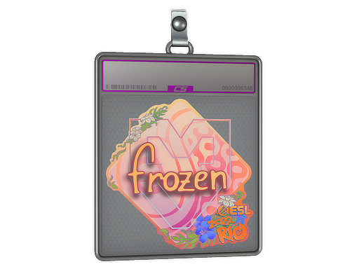 Item Sticker Slab | frozen (Holo) | Rio 2022