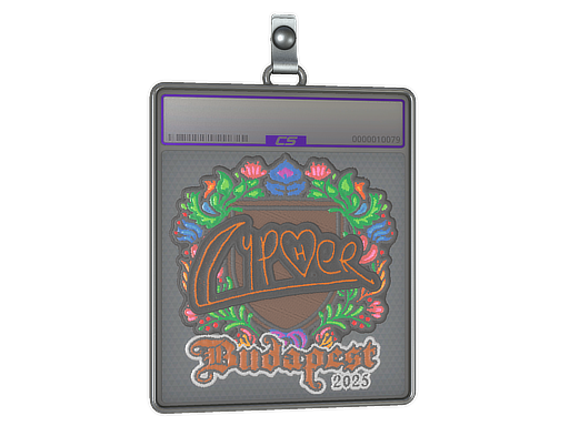 Item Sticker Slab | Cypher (Embroidered) | Budapest 2025