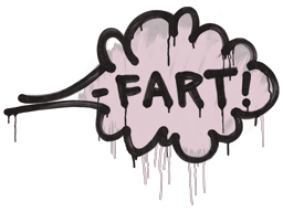 Item Sealed Graffiti | Fart (War Pig Pink)