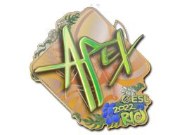 Item Sticker | apEX (Holo) | Rio 2022
