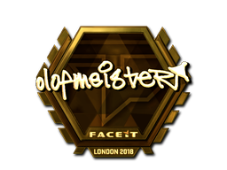 Item Sticker | olofmeister (Gold) | London 2018