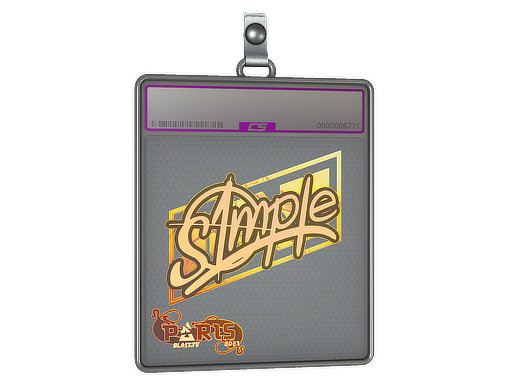 Item Sticker Slab | s1mple (Holo) | Paris 2023