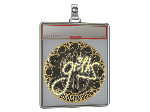 Item Sticker Slab | gr1ks (Gold) | Cologne 2026