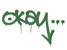 Item Sealed Graffiti | Okay (Jungle Green)