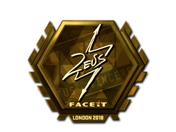 Item Sticker | Zeus (Gold) | London 2018
