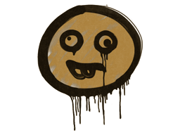 Item Graffiti | Goofy (Desert Amber)