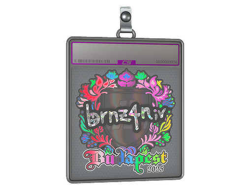 Item Sticker Slab | brnz4n (Holo) | Budapest 2025
