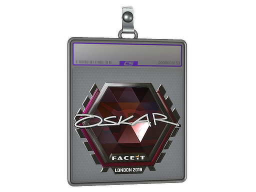 Item Sticker Slab | oskar (Foil) | London 2018