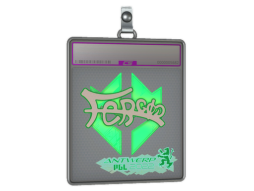 Item Sticker Slab | fer (Holo) | Antwerp 2022