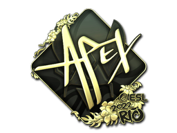 Item Sticker | apEX (Gold) | Rio 2022