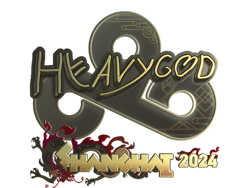 Item Sticker | Heavygod (Gold) | Shanghai 2024