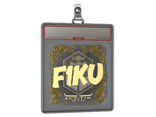 Item Sticker Slab | F1KU (Gold) | Austin 2025