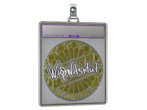 Item Sticker Slab | w0nderful (Foil) | Cologne 2026