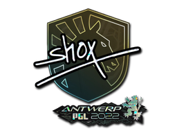 Item Sticker | shox (Glitter) | Antwerp 2022