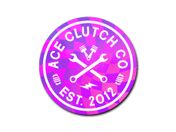 Item Sticker | Ace Clutch Co. (Holo)