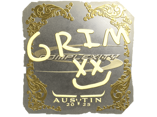 Item Sticker | Grim (Gold) | Austin 2025