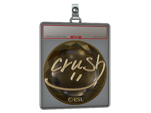 Item Sticker Slab | crush (Gold) | Katowice 2019