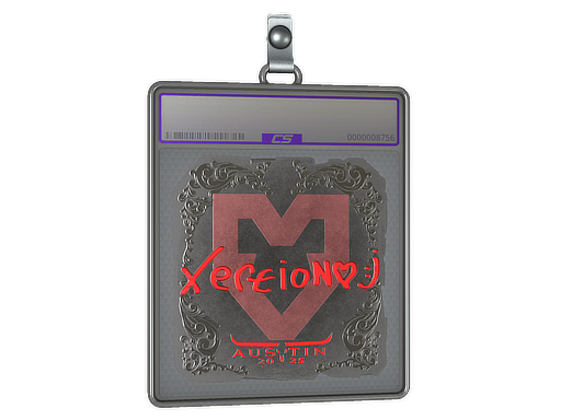 Item Sticker Slab | xertioN (Foil) | Austin 2025
