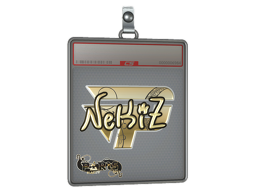 Item Sticker Slab | NEKiZ (Gold) | Paris 2023