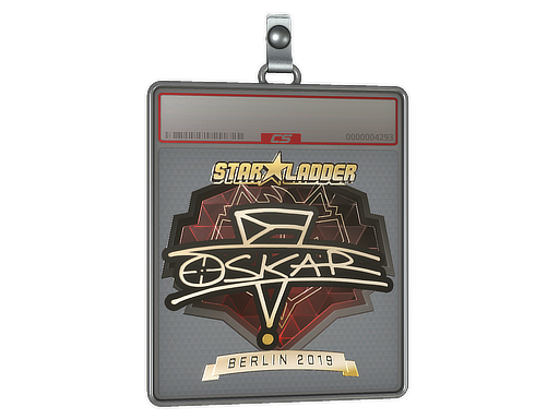 Item Sticker Slab | oskar (Gold) | Berlin 2019