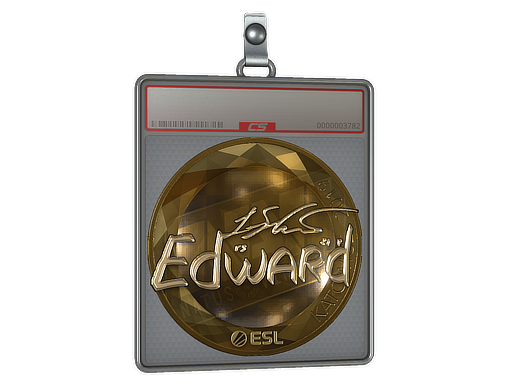 Item Sticker Slab | Edward (Gold) | Katowice 2019