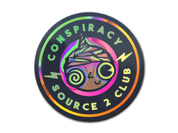 Item Sticker | Conspiracy Club (Holo)