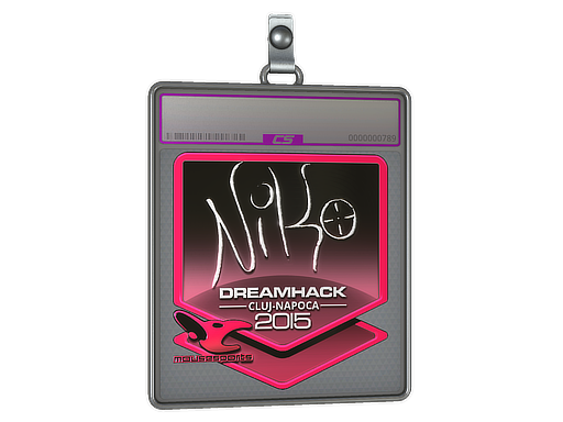 Item Sticker Slab | NiKo (Foil) | Cluj-Napoca 2015