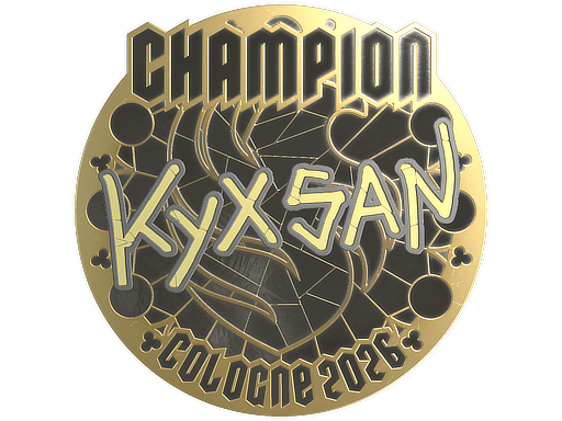 Item Sticker | kyxsan (Gold, Champion) | Cologne 2026