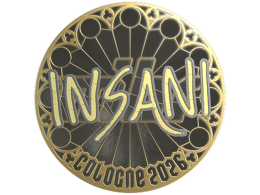 Item Sticker | insani (Gold) | Cologne 2026