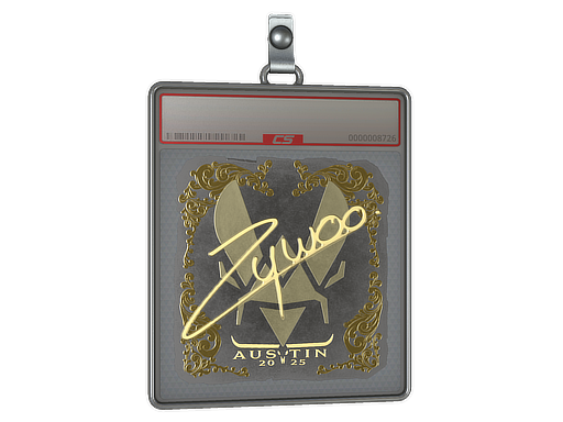 Item Sticker Slab | ZywOo (Gold) | Austin 2025