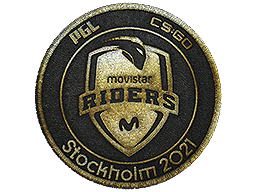 Item Patch | Movistar Riders (Gold) | Stockholm 2021