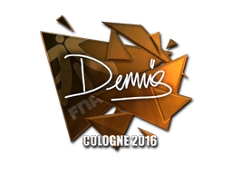 Item Sticker | dennis (Foil) | Cologne 2016