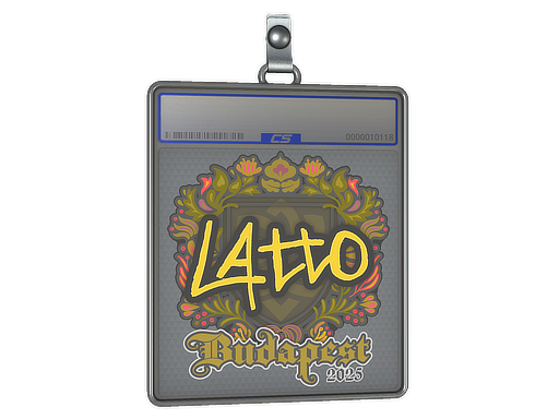 Item Sticker Slab | latto | Budapest 2025