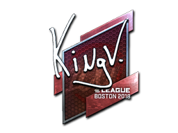 Item Sticker | kNgV- (Foil) | Boston 2018