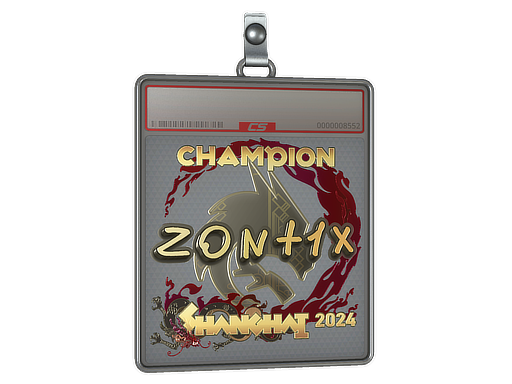 Item Sticker Slab | zont1x (Gold, Champion) | Shanghai 2024