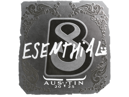 Item Sticker | esenthial (Foil) | Austin 2025