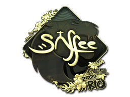 Item Sticker | saffee (Gold) | Rio 2022