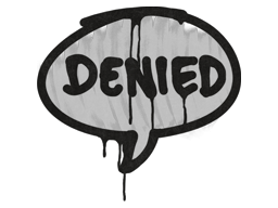 Item Graffiti | Denied (Shark White)