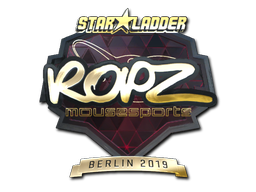 Item Sticker | ropz (Gold) | Berlin 2019