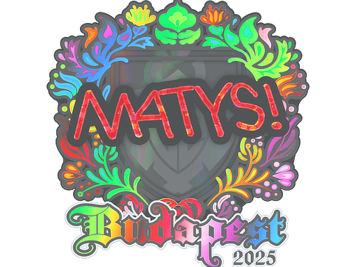 Item Sticker | MATYS (Holo) | Budapest 2025